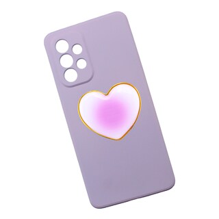 Foto 1 | Foto 1 | Funda Triche Diseño Lisa Corazón para Samsung Galaxy A53 5g | ( A536 ) color Púrpura