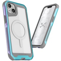 Funda Ghostek Atomic para iPhone 14 Plus Aluminio Transparente