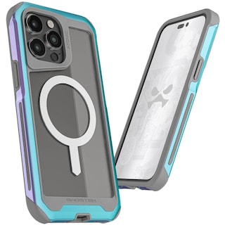 Foto 1 | Foto 1 | Funda Ghostek Atomic Para iPhone 14 Pro Aluminio Transparente Prismatic Magsafe