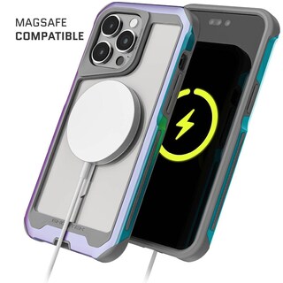 Foto 4 | Foto 4 | Funda Ghostek Atomic Para iPhone 14 Pro Aluminio Transparente Prismatic Magsafe