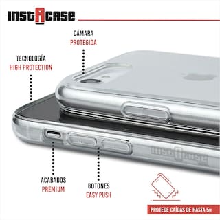 Foto 2 | Foto 2 | Funda InstaCase color Transparente para iPhone 7