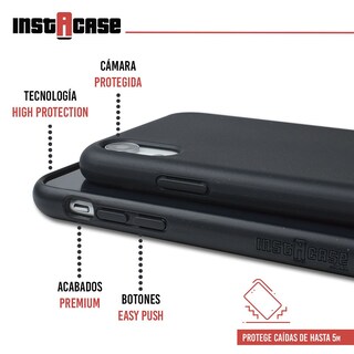 Foto 2 | Foto 2 | Funda Instacase para IPhone Xr color Negro