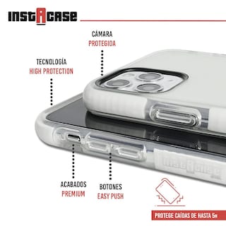 Foto 2 | Foto 2 | Funda InstaCase color Blanco para iPhone 11 Pro a Prueba de Golpes