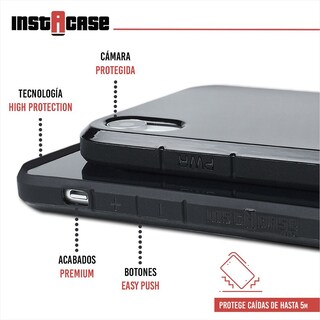 Foto 2 | Foto 2 | Funda InstaCase para iPhone Xr color Negro