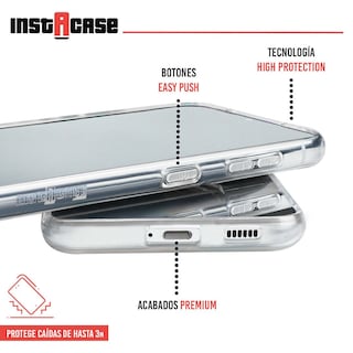 Foto 2 | Foto 2 | Funda para Celular Oppo A72 Instacase color Transparente