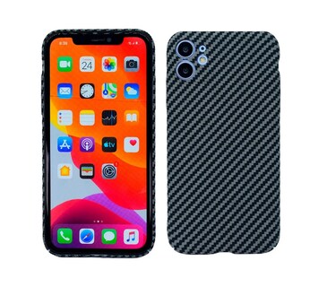 Foto 1 | Foto 1 | Funda Netonbox Premium Case Texturizada Fibra De Carbono Para IPhone 11 Color Gris con Negro