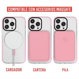 Foto 3 | Foto 3 | Funda InstaCase para iPhone 13 Pro Magsafe color Rosa