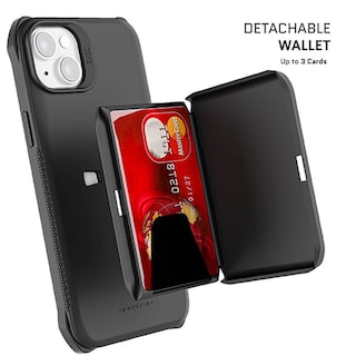 Foto 3 | Foto 3 | Funda Ghostek para Iphone 14 Plus Negra con Porta Tarjetas