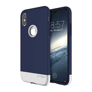 Foto 1 | Foto 1 | Funda Prodigee Fit para iPhone X y Xs color Azul con Plateado