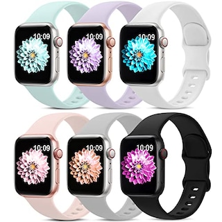 Foto 1 | Foto 1 | Venta Internacional - Bandas Deportivas De 6 Paquetes Compatibles Con La Banda Apple Watch 38 Mm 41 Mm 42 Mm 44 Mm 45 Mm, Pulse