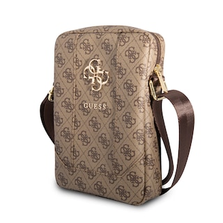Foto 1 | Foto 1 | Bolsa Bandolera Guess GUTB8G4GFBR color Marrón 8 '' con Logo 4G