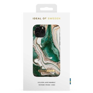 Foto 2 | Foto 2 | Funda Ideal Of Sweden para iPhone 11 Pro Max Golden Jade Mármol