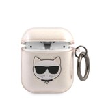 Case para AirPods Karl Lagerfeld Choupette color Dorado