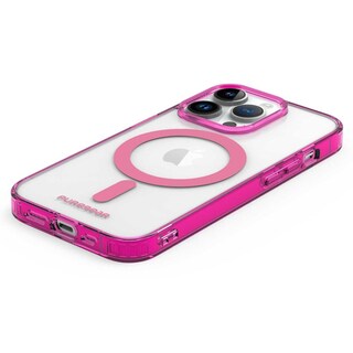 Foto 5 | Foto 5 | Funda PureGear Slimshell Magsafe Printed color Rosa Transparente para iPhone 14 Pro Max
