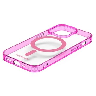 Foto 6 | Foto 6 | Funda PureGear Slimshell Magsafe Printed color Rosa Transparente para iPhone 14 Pro Max