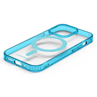 Foto 4 | Foto 4 | Funda PureGear Slimshell Magsafe Printed color Azul Transparente para iPhone 14 Pro
