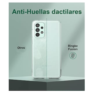 Foto 2 | Foto 2 | Funda Para Galaxy A73 Ringke Fusion Matte Antihuellas color Transparente