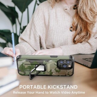 Foto 8 | Foto 8 | Funda Mybat Stealth para iPhone 14 Pro color Verde