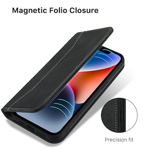 Foto 5 | Foto 5 | Funda Mybat Cartera Para Iphone 14 - Negra Executive Wallet