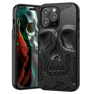 Foto 1 | Foto 1 | Funda Mybat Skullcap para iPhone 14 Pro Negra