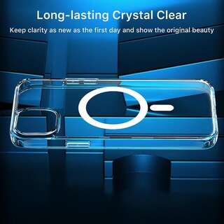 Foto 6 | Foto 6 | Funda Mybat Gummy Magsafe Para iPhone 14 Plus - Transparente