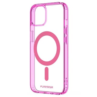 Foto 4 | Foto 4 | Funda Puregear Slimshell Magsafe para iPhone 14 Plus Rosa Transparente