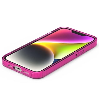 Foto 5 | Foto 5 | Funda Puregear Slimshell Magsafe para iPhone 14 Plus Rosa Transparente