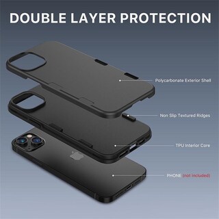 Foto 5 | Foto 5 | Funda Mybat Tuff Subs para IPhone 14 Plus color Negra