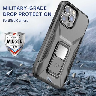 Foto 6 | Foto 6 | Funda Mybat Stealth para iPhone 14 Pro Negra