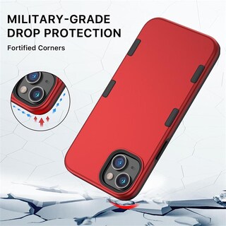 Foto 4 | Foto 4 | Funda Mybat Tuff Subs para iPhone 14 Plus color Rojo