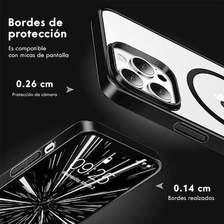 Foto 8 | Foto 8 | Funda Magnética para iPhone 11 Pro/11 Pro Max/12 Mini/12 Pro/12 Pro Max/13 Pro/13 Pro Max