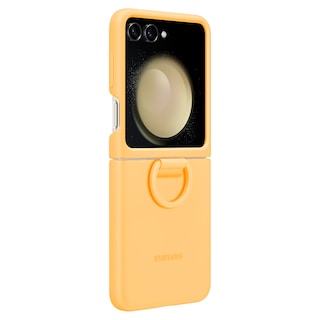 Foto 2 | Foto 2 | Funda Samsung EF-PF731TOEGMX Naranja para Galaxy Flip 5 Silicone Cover con Anillo