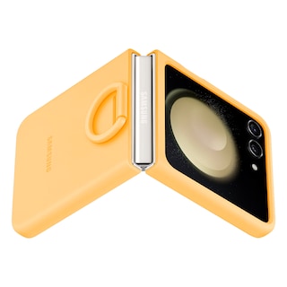 Foto 3 | Foto 3 | Funda Samsung EF-PF731TOEGMX Naranja para Galaxy Flip 5 Silicone Cover con Anillo
