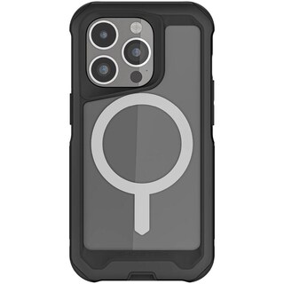 Foto 2 | Foto 2 | Funda Ghostek Atomic para IPhone 15 Pro Aluminio Negra Transp Magsafe