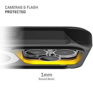 Foto 7 | Foto 7 | Funda Ghostek Atomic para IPhone 15 Pro Aluminio Negra Transp Magsafe