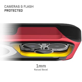 Foto 8 | Foto 8 | Funda Ghostek Atomic para iPhone 15 Pro Max Aluminio Roja Magsafe