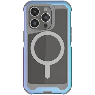 Foto 2 | Foto 2 | Funda Ghostek Atomic para iPhone 15 Pro Max Aluminio Prismatic Magsafe Azul