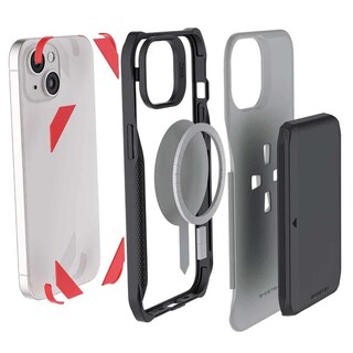 Foto 3 | Foto 3 | Funda Ghostek Exec para IPhone 15 Gris con Porta Tarjetas