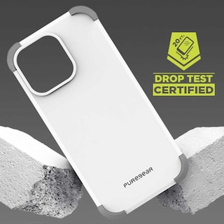 Foto 8 | Foto 8 | Funda PureGear Dualtek Blanca para iPhone 15 Pro