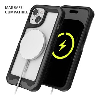 Foto 4 | Foto 4 | Funda Ghostek Atomic para IPhone 15 Aluminio Negra Transp Magsafe