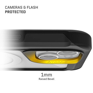 Foto 7 | Foto 7 | Funda Ghostek Atomic para IPhone 15 Aluminio Negra Transp Magsafe