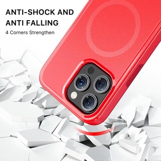 Foto 4 | Foto 4 | Funda Mybat Fuse con Magsafe para Iphone 15 Pro Max Roja
