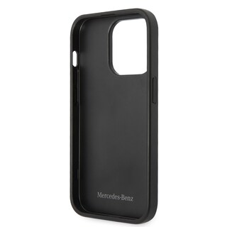 Foto 6 | Foto 6 | Case Mercedes Benz de Piel Estrellas para iPhone 14 Pro Gris