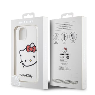 Foto 5 | Foto 5 | Case Hello Kitty Printed Face Blanca para iPhone 15