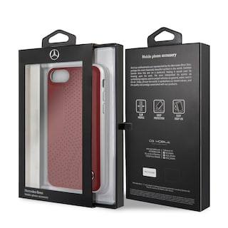 Foto 5 | Foto 5 | Funda Mercedes Benz para Iphone Se 3 Color Rojo