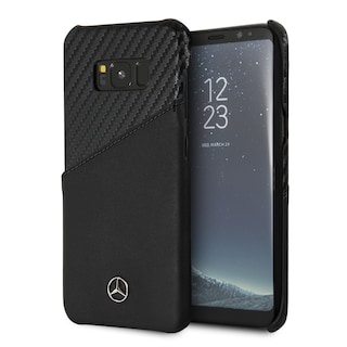 Foto 1 | Foto 1 | Funda Case Mercedes Benz Piel Y Carbono Para Samsung S8