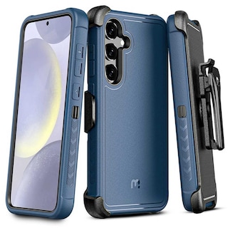 Foto 1 | Foto 1 | Funda Mybat Maverick Clip Azul para Samsung S24 Plus