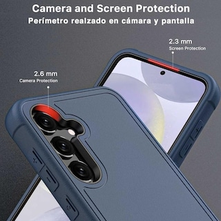 Foto 4 | Foto 4 | Funda Mybat Maverick Clip Azul para Samsung S24 Plus