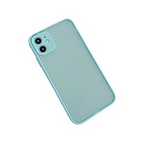 Funda De Silicona Para Iphone 13 Matte Celeste Con Protección Total - Venta Internacional.