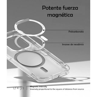 Foto 4 | Foto 4 | Funda Magnética Antidetonante Para Iphone 15 Pro Con Cristal - Venta Internacional.